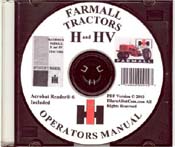 Farmall H & HV Owners Manual PDF