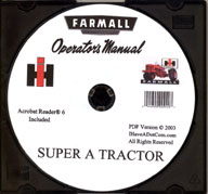 Farmall Super A & AV Owners Manual PDF