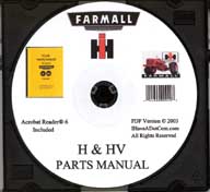 Farmall H & HV Parts Manual PDF