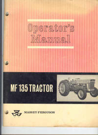 Mf 135 Owners Manual