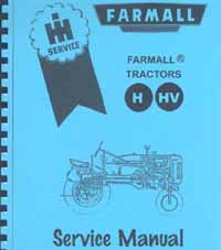 Farmall H & HV Service Manual PRINT